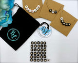 Personalized Name Necklace | Mom Necklace | Bead Necklace | 90s trend | Monogram necklace | Alphabet Beads | Letter Beads | Gold ball chain